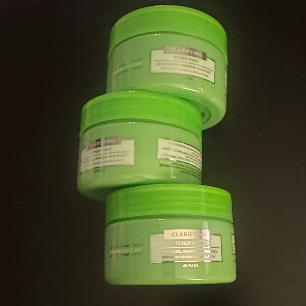 3 Global beauty Clarifying Toner Pads witch hazel mandelic acid & Cica